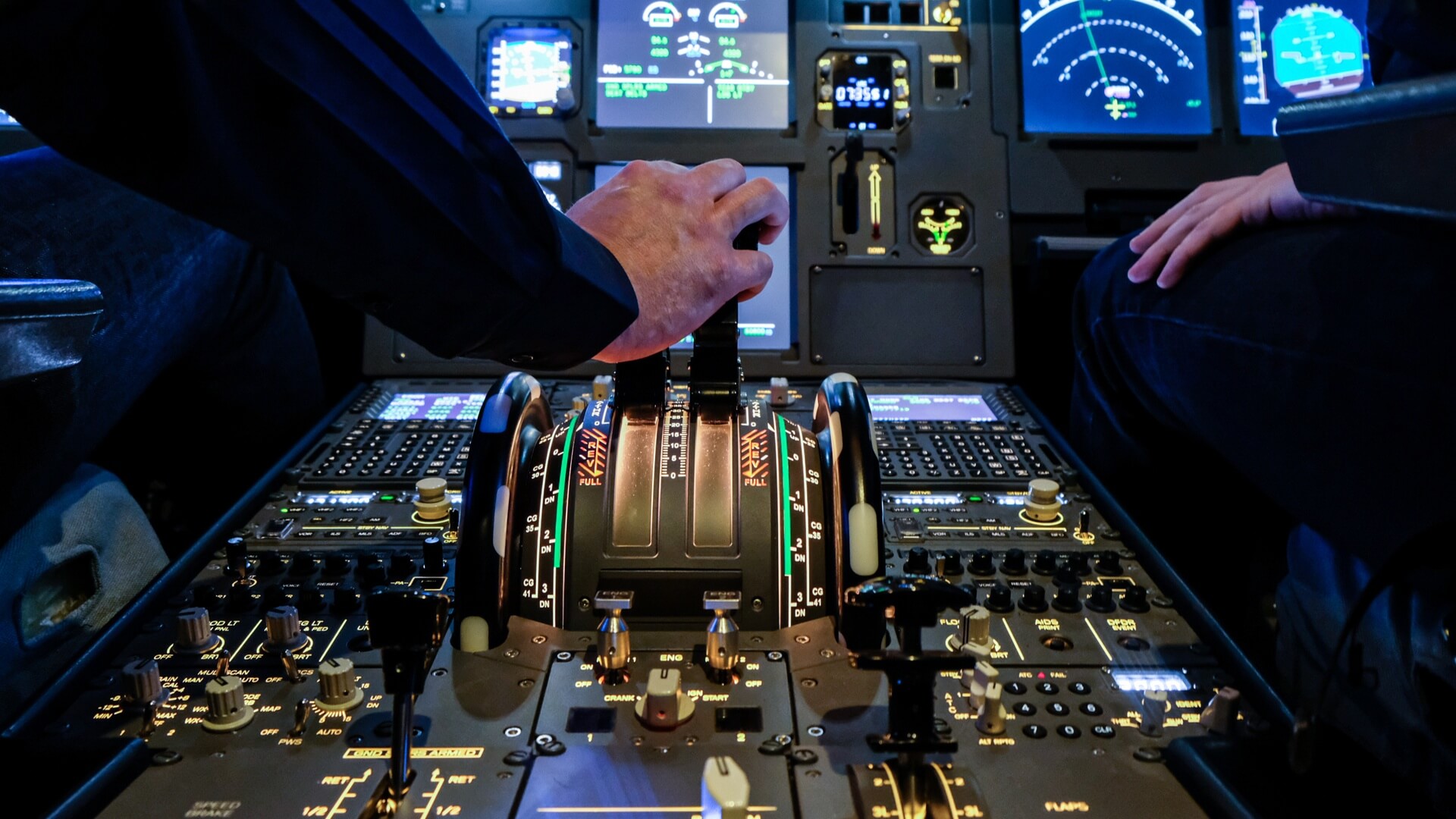 Cockpit of Airbus