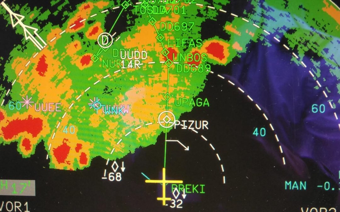 Pilot Chronicles: Diversion in Moscow due to thunderstorms