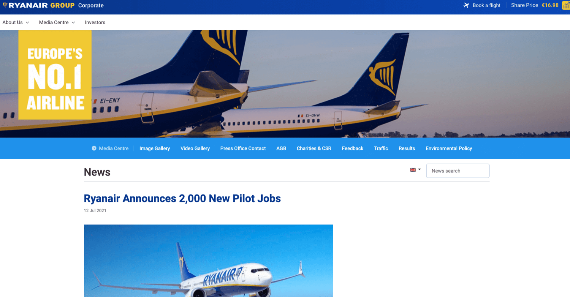Ryanair Recruitment